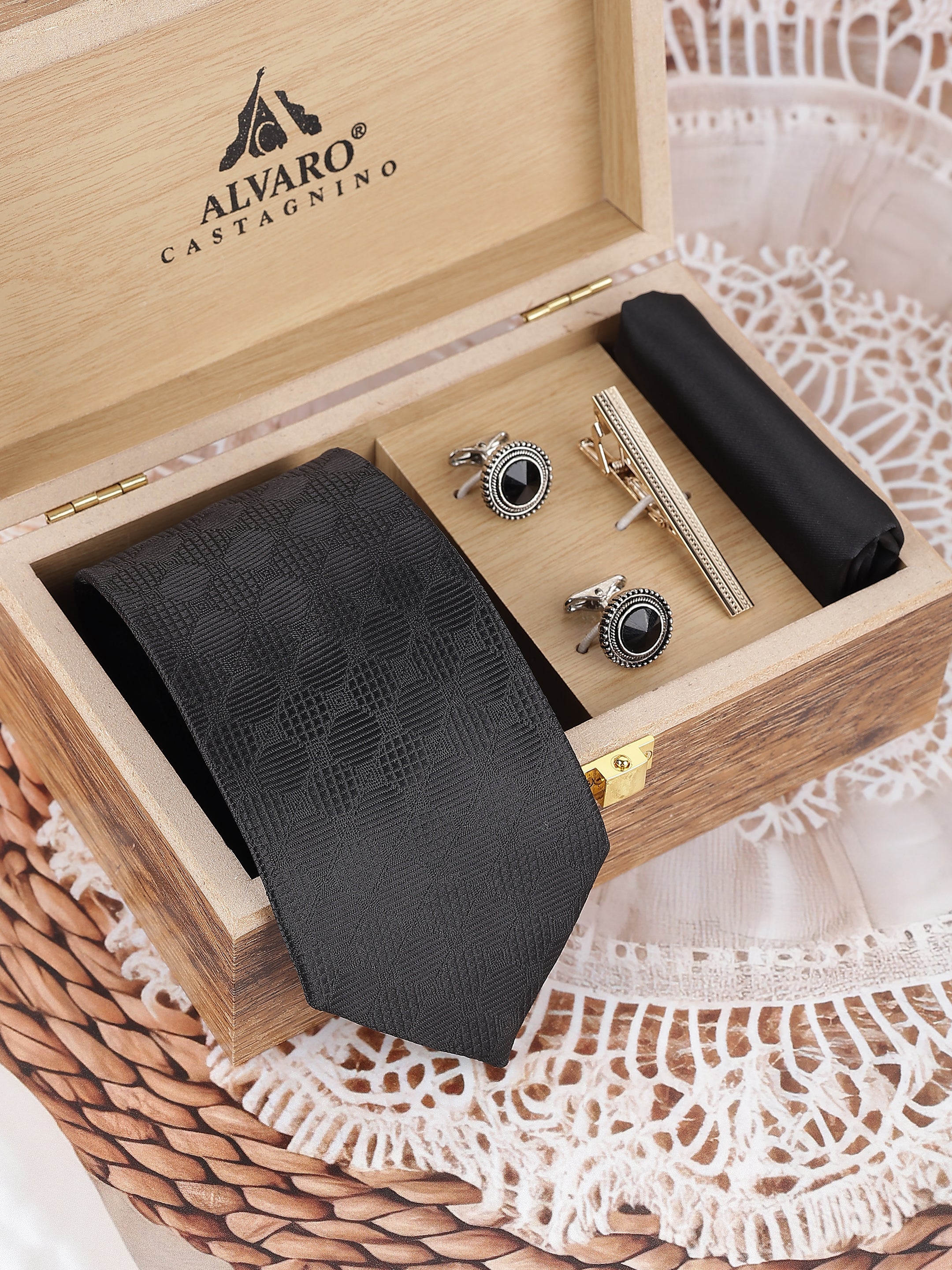 Black Honeycomb Gift Set