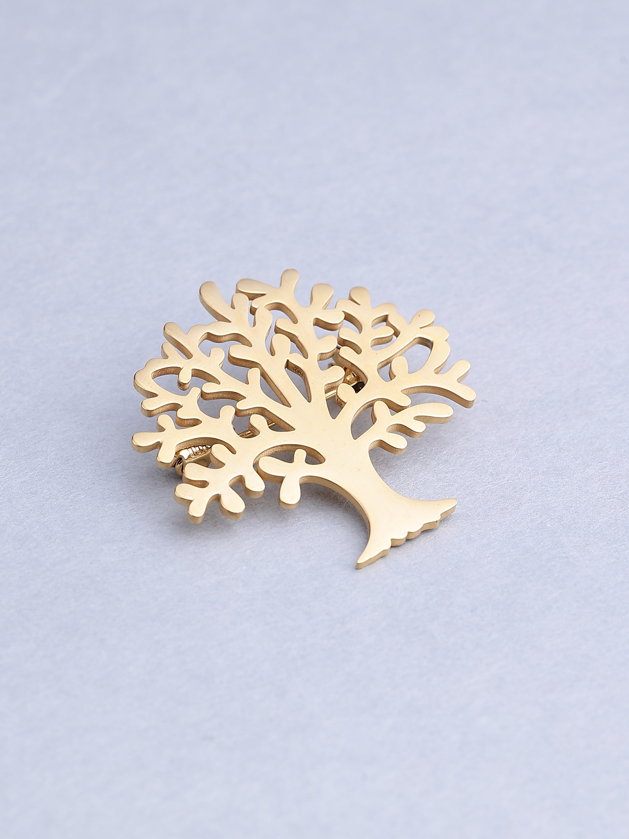 Golden Tree of Life Brooch