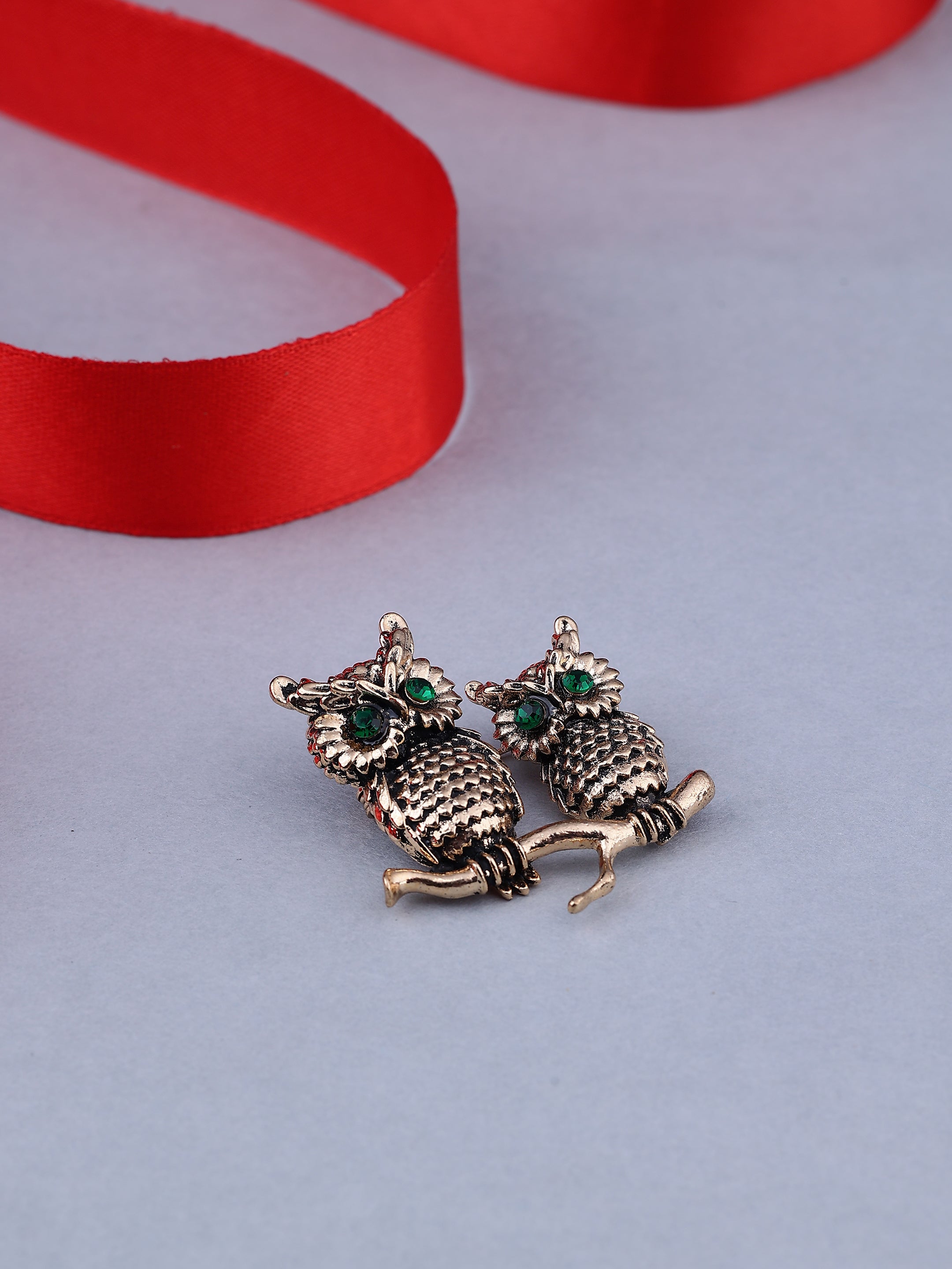 Vintage Owl Brooch Pin