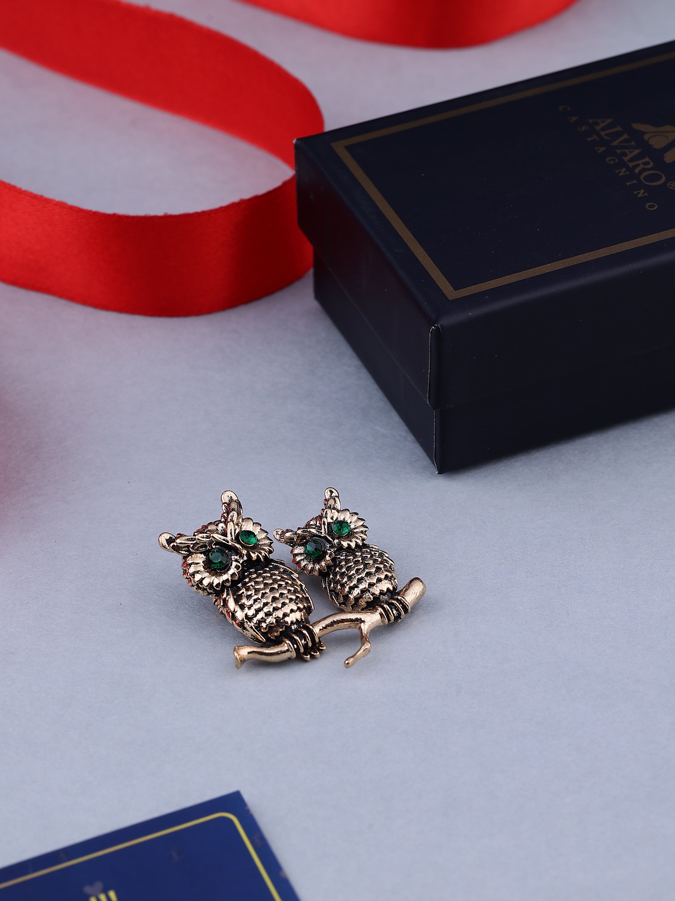 Vintage Owl Brooch Pin