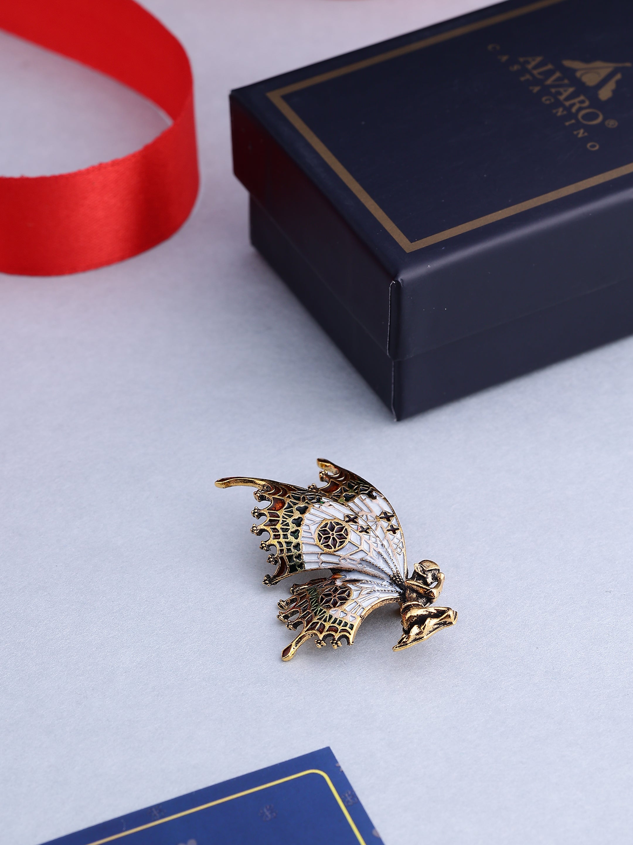 Vintage Fairy Wing Lapel Brooch