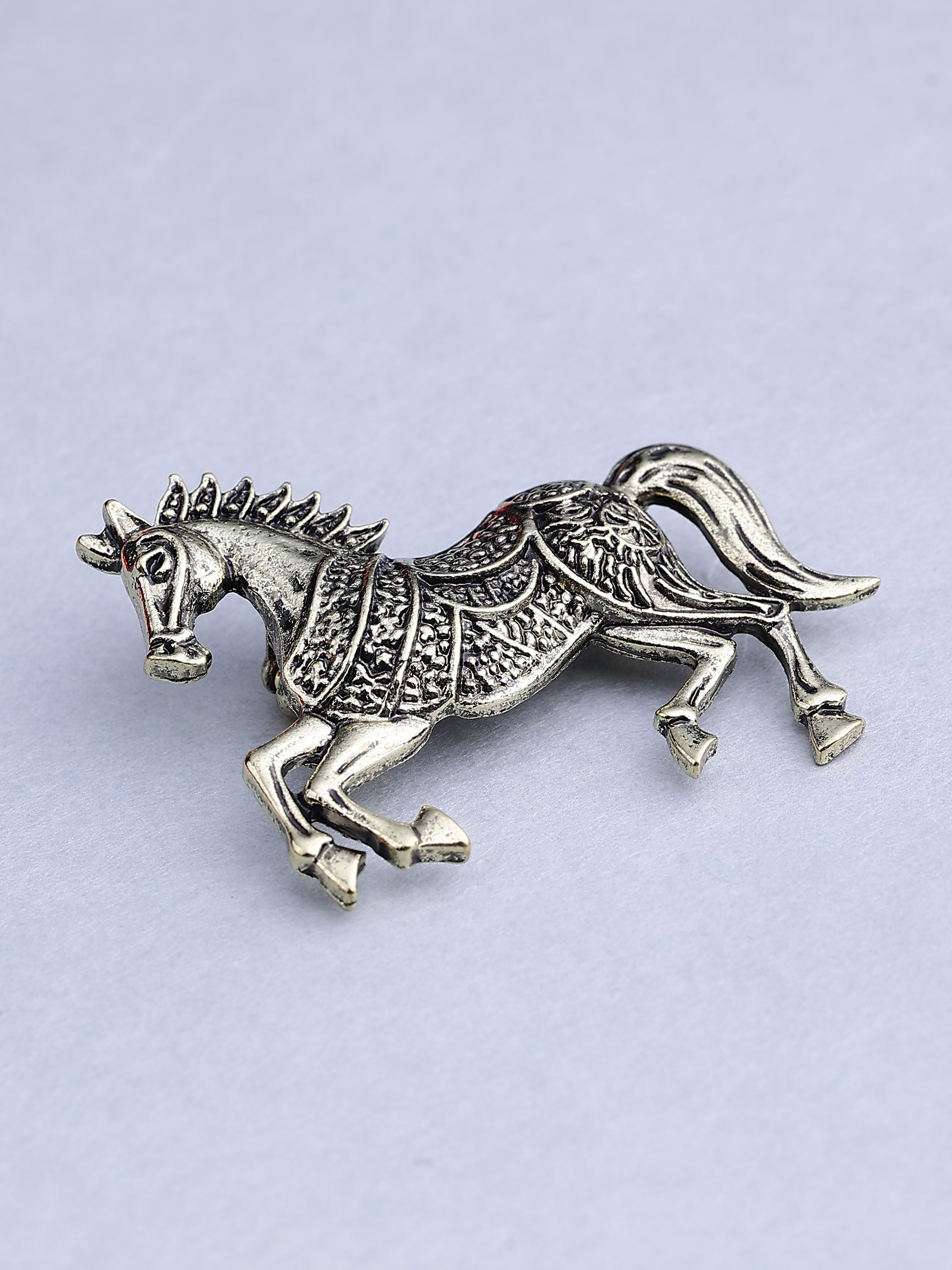 Vintage Running Horse Brooch