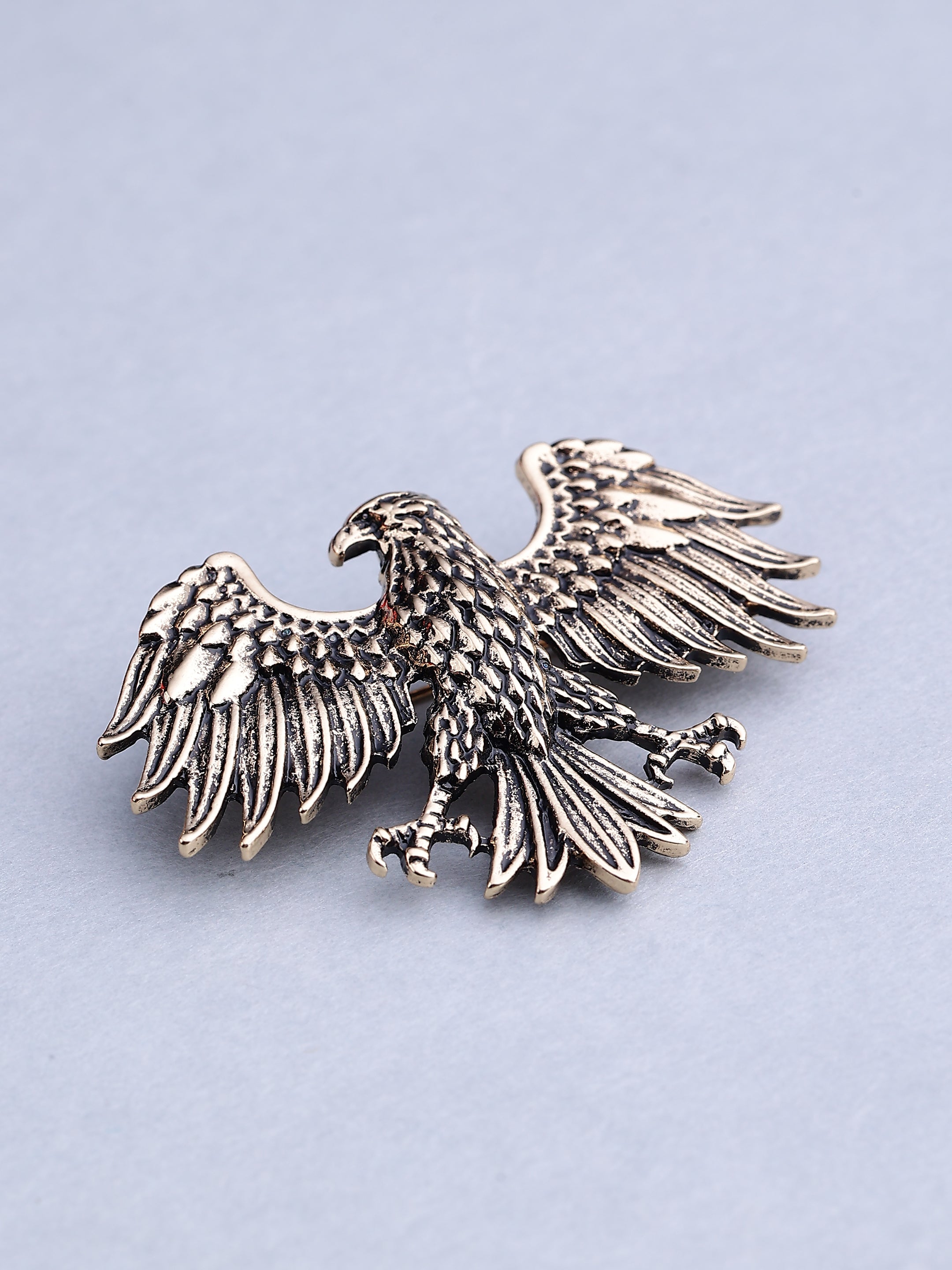 Majestic Antique Gold Eagle Brooch
