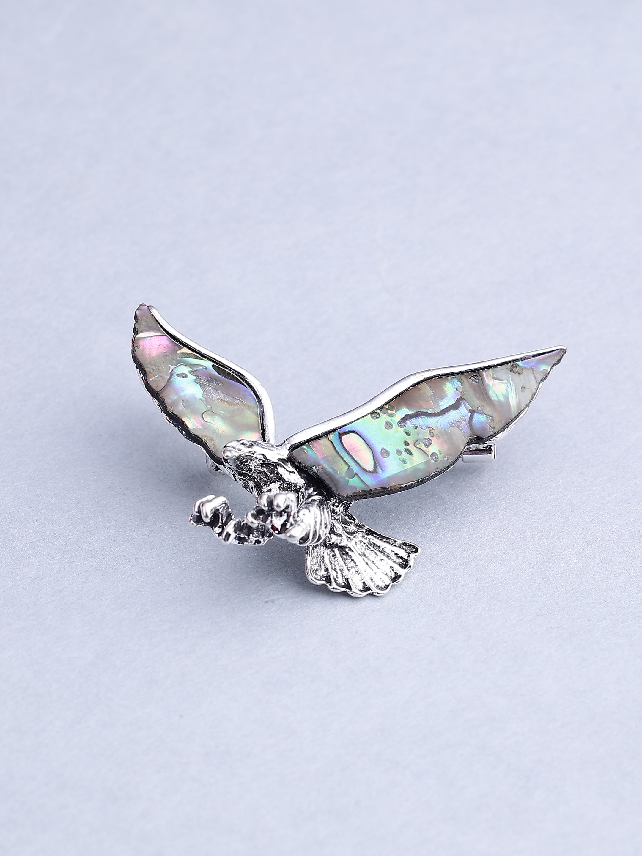 Eagle Mother of Pearl Brooch