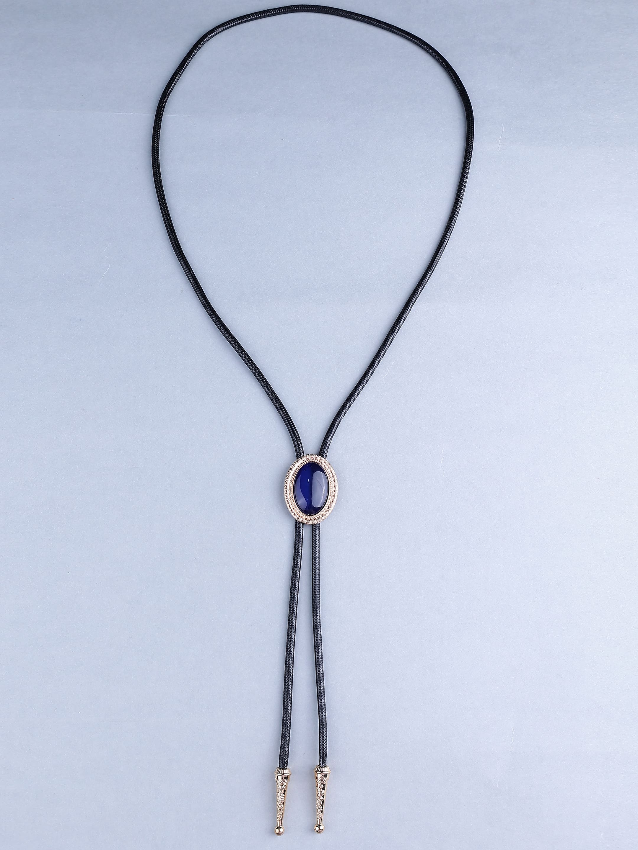 Blue Stone Bolo Tie