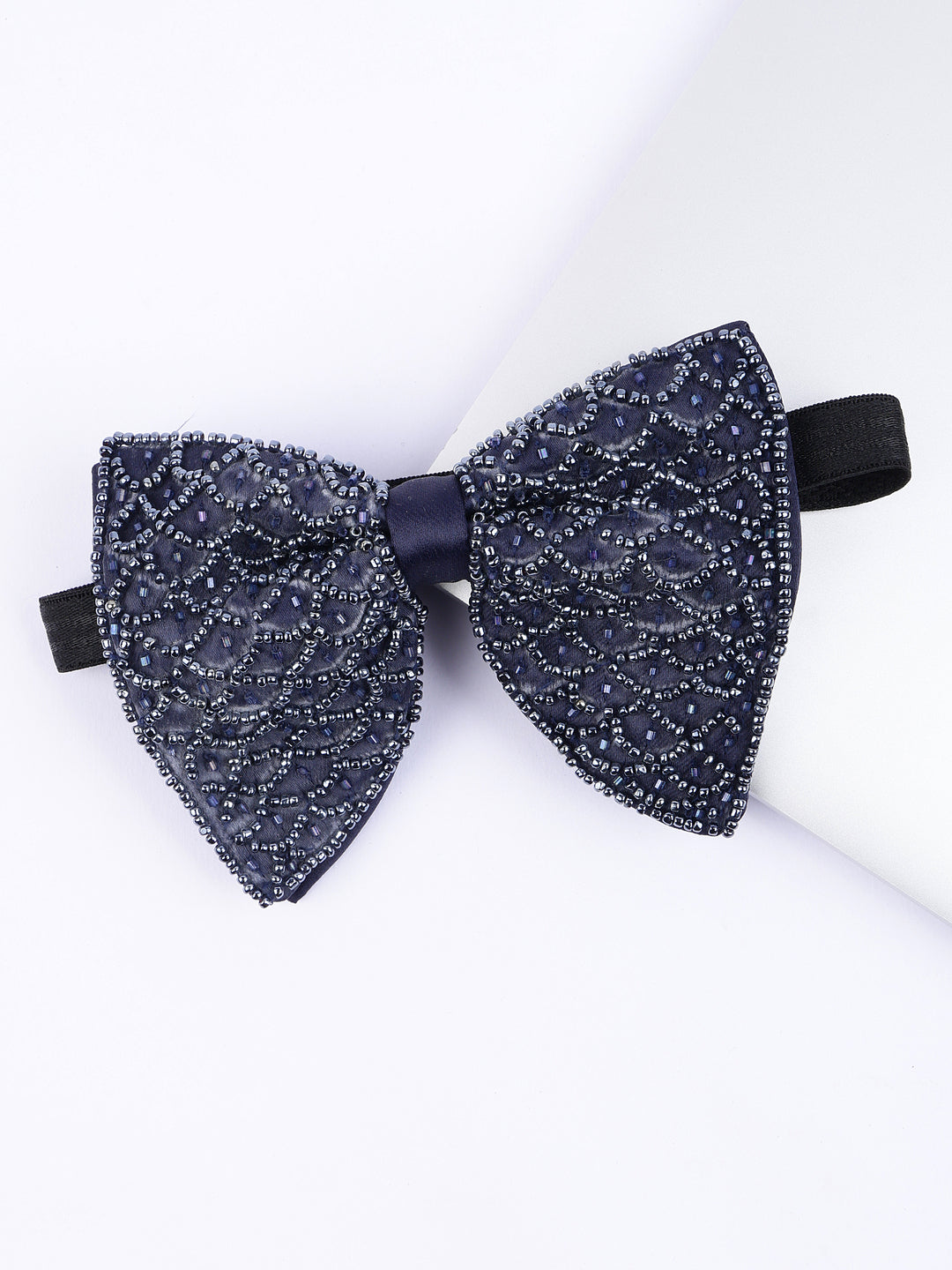 Alvaro Castagnino Men Blue Embellished Butterfly Bow Tie