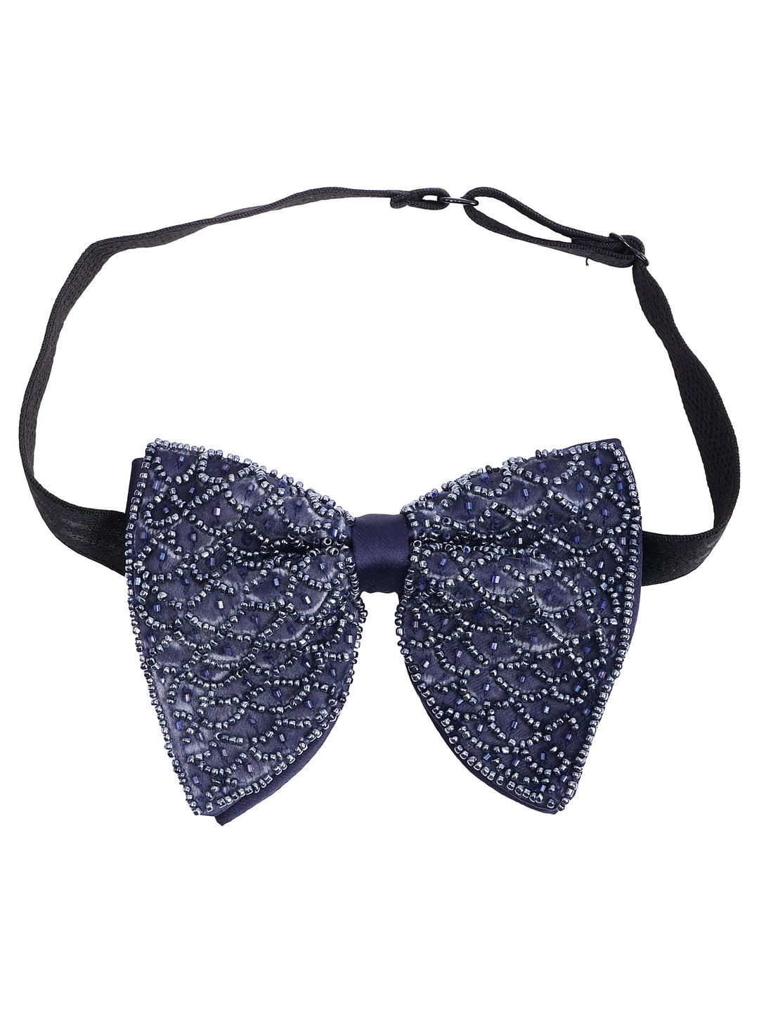 Alvaro Castagnino Men Blue Embellished Butterfly Bow Tie