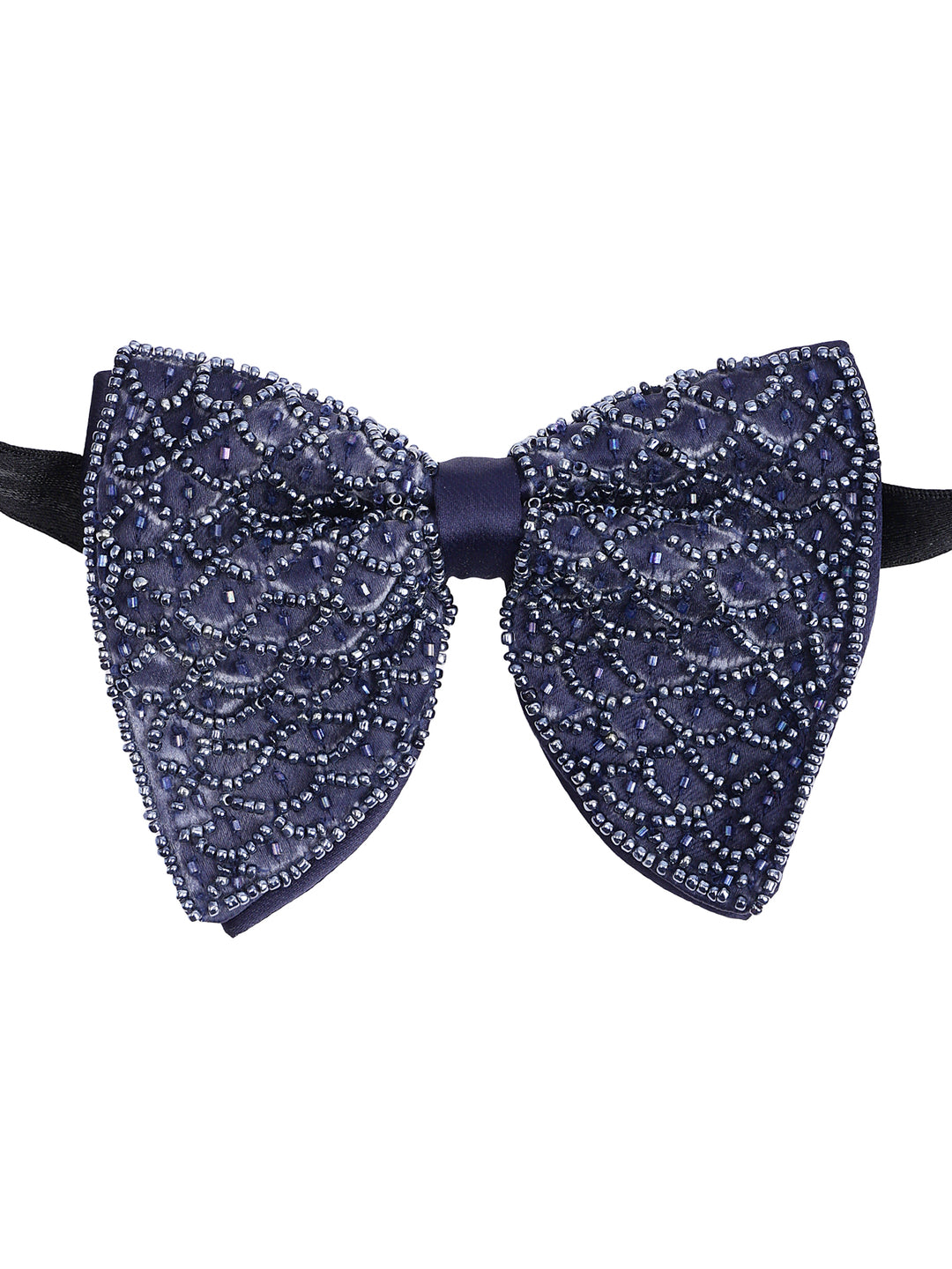 Alvaro Castagnino Men Blue Embellished Butterfly Bow Tie