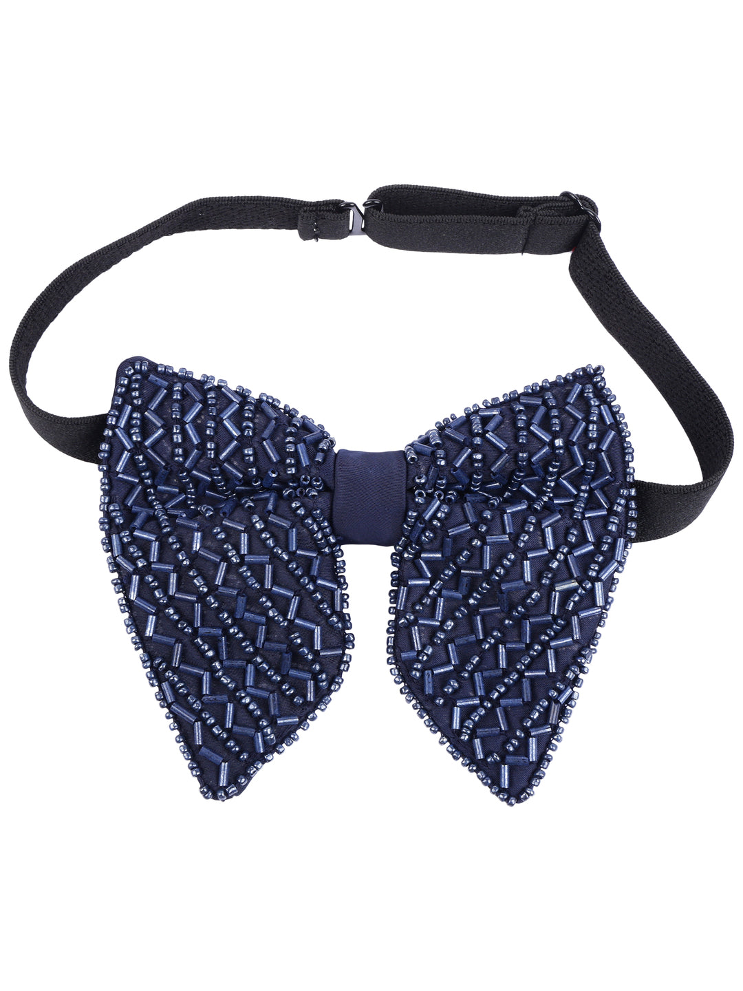 Alvaro Castagnino Men Blue Embellished Butterfly Bow Tie