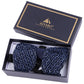 Alvaro Castagnino Men Blue Embellished Butterfly Bow Tie