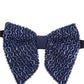 Alvaro Castagnino Men Blue Embellished Butterfly Bow Tie