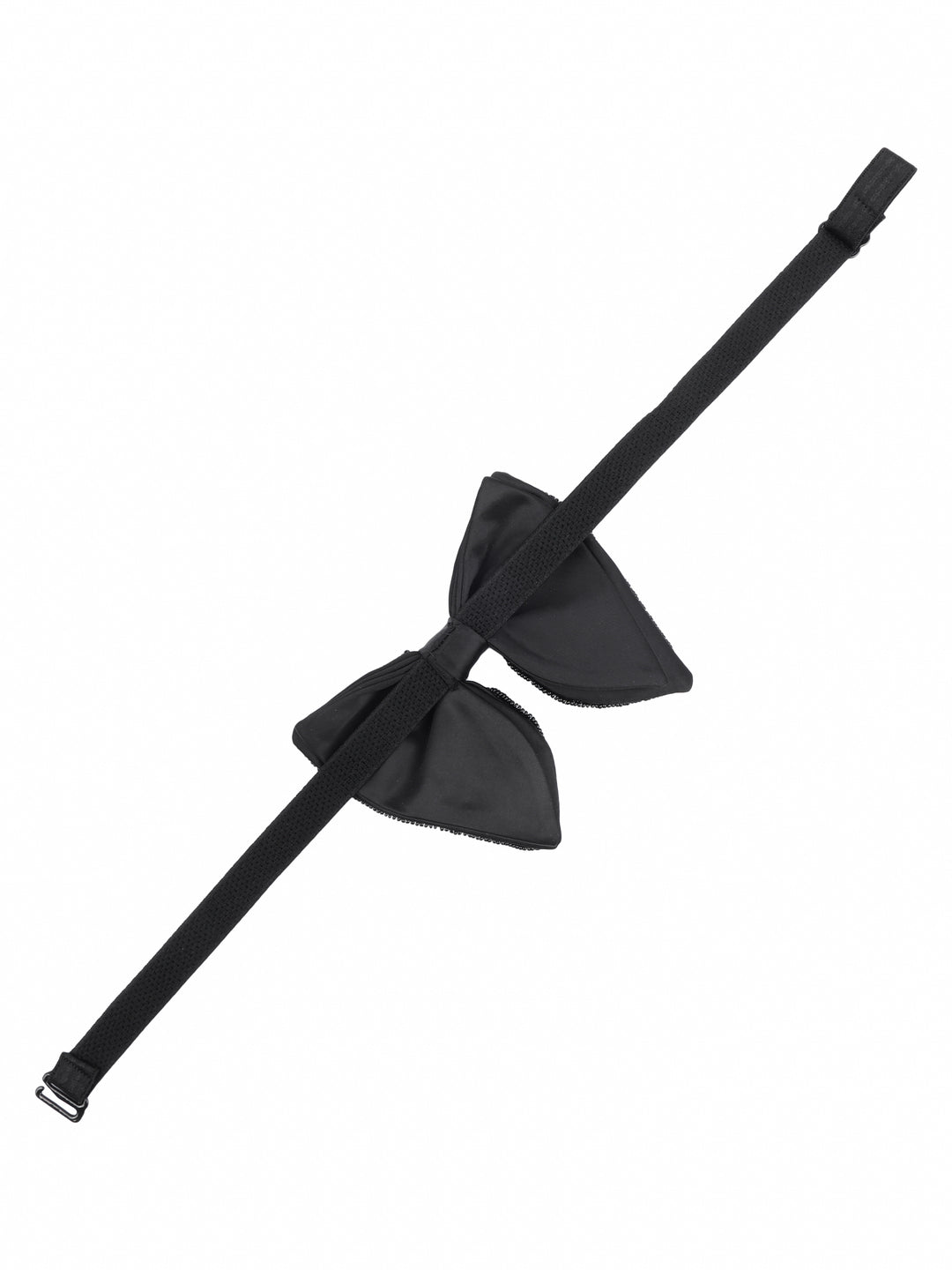 Alvaro Castagnino Men Black Embellished Butterfly Bow Tie