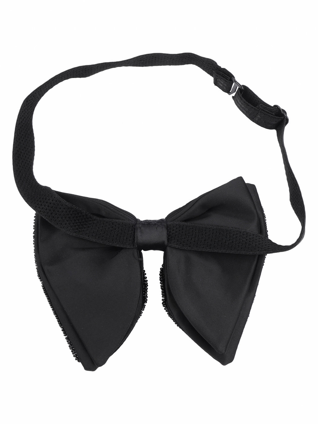 Alvaro Castagnino Men Black Embellished Butterfly Bow Tie