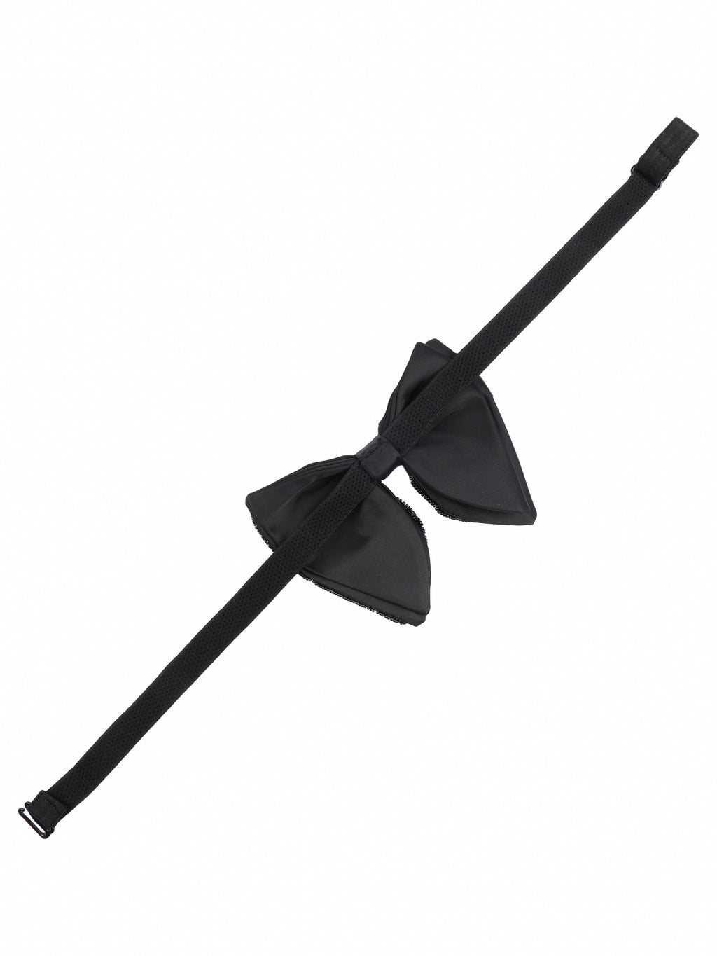 Alvaro Castagnino Men Black Embellished Butterfly Bow Tie