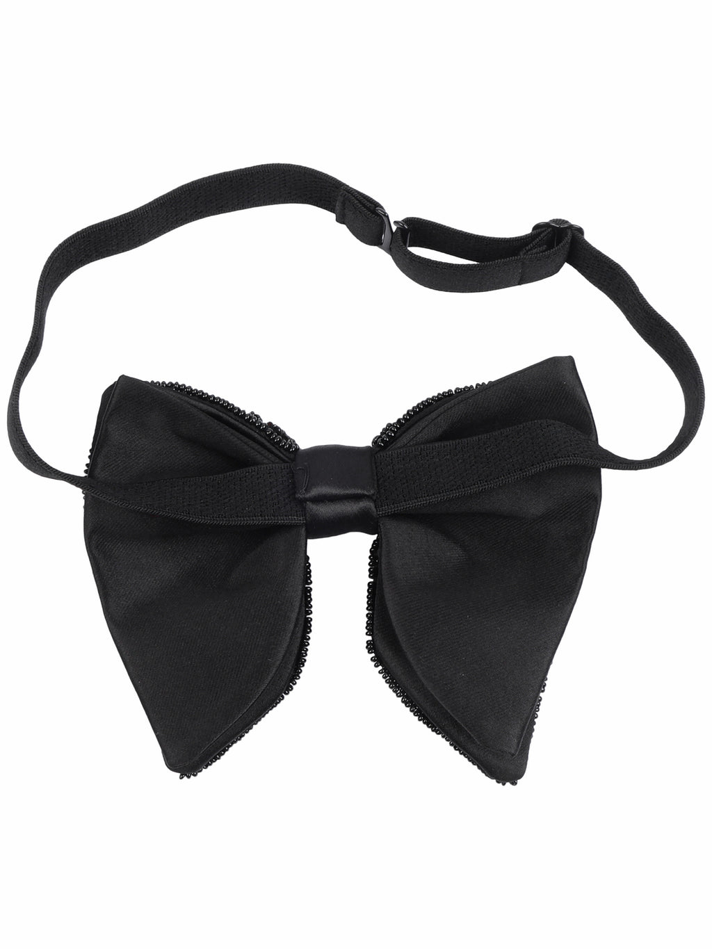 Alvaro Castagnino Men Black Embellished Butterfly Bow Tie