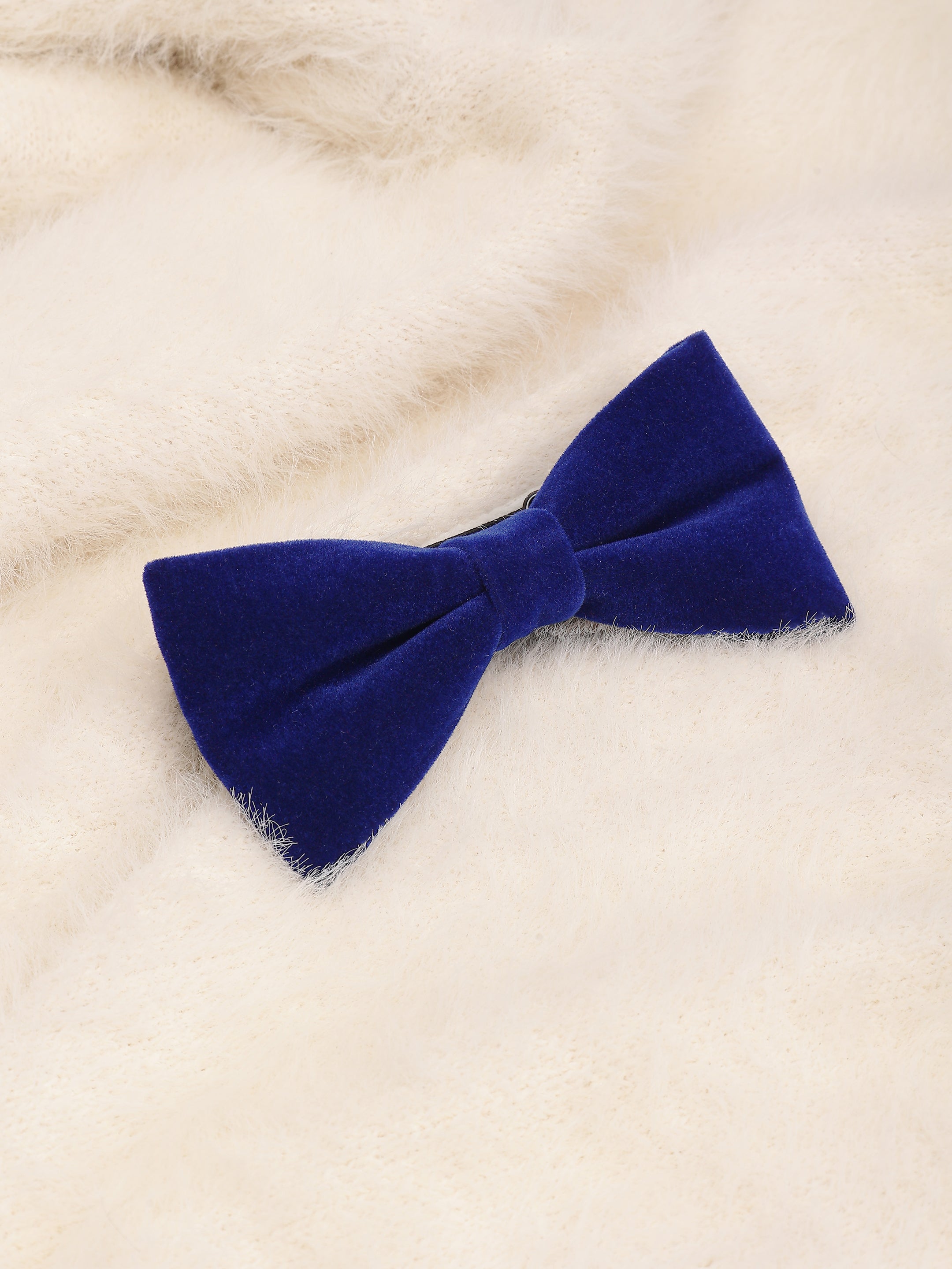 Royal Blue Velvet Bow Tie
