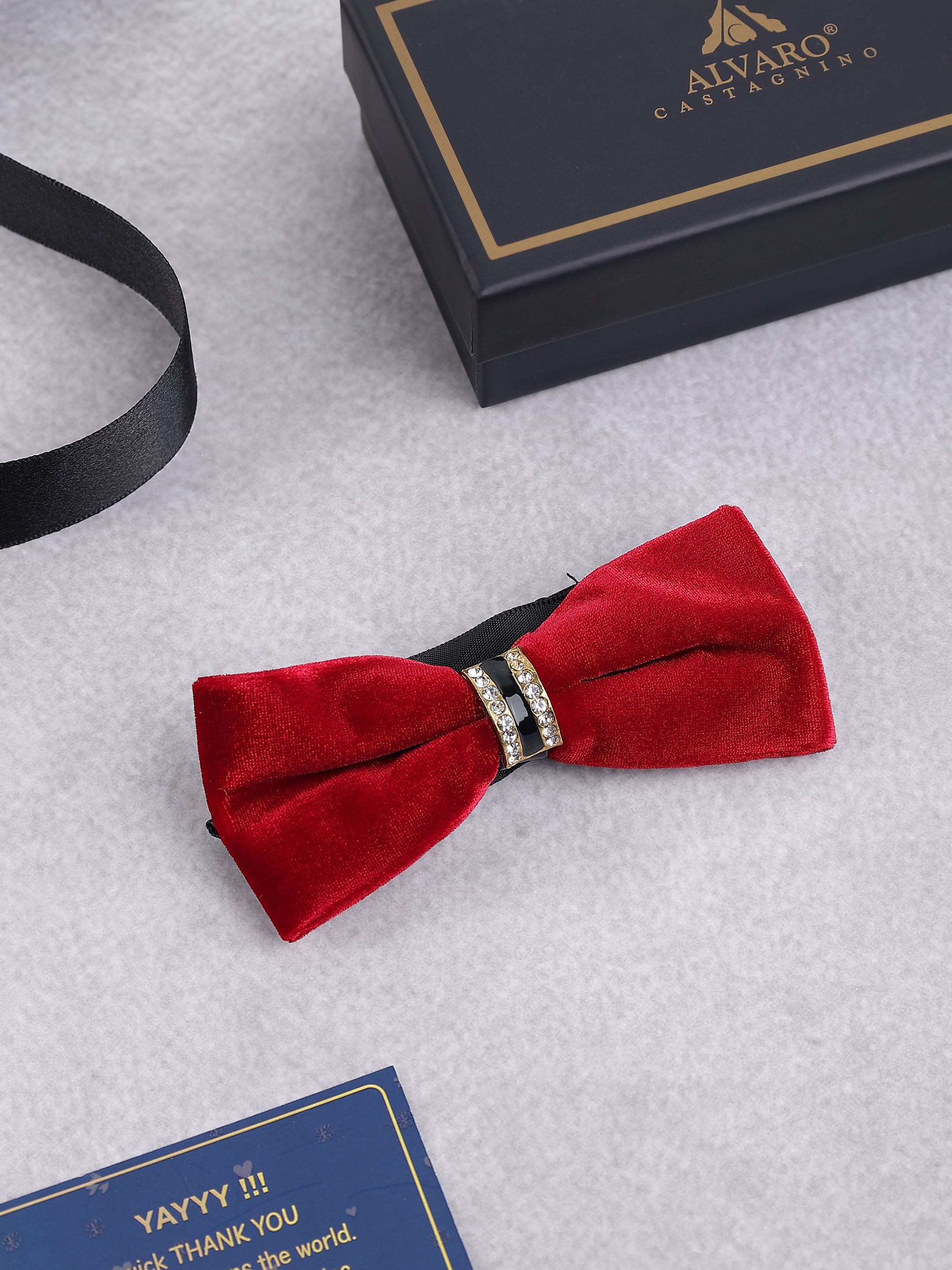Scarlet Imperial Bow Tie