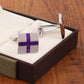 Alvaro Castagnino Purple Coloured Cufflink for Men
