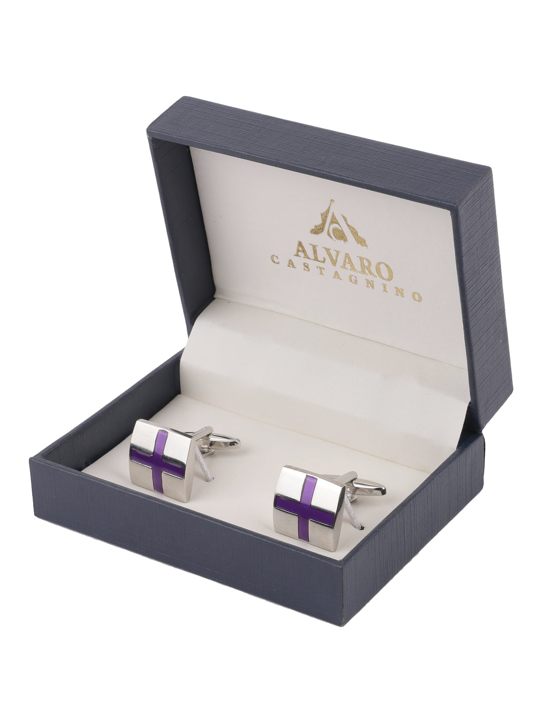 Alvaro Castagnino Purple Coloured Cufflink for Men