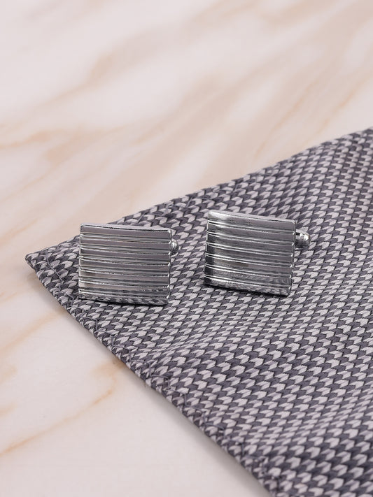 Alvaro Castagnino Silver Coloured Cufflink for Men