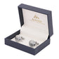 Alvaro Castagnino Silver Coloured Cufflink for Men