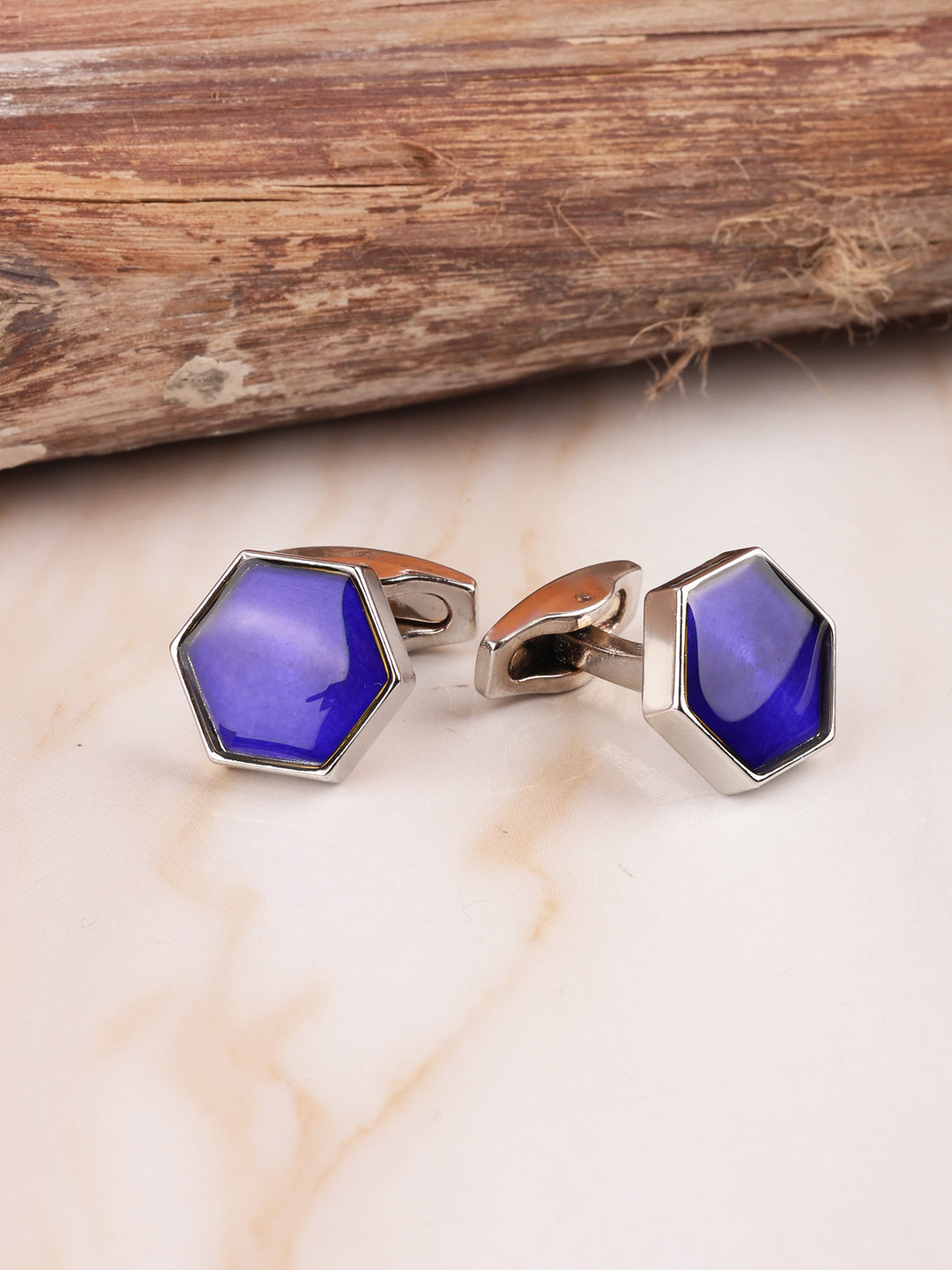 Alvaro Castagnino Blue Coloured Cufflink for Men