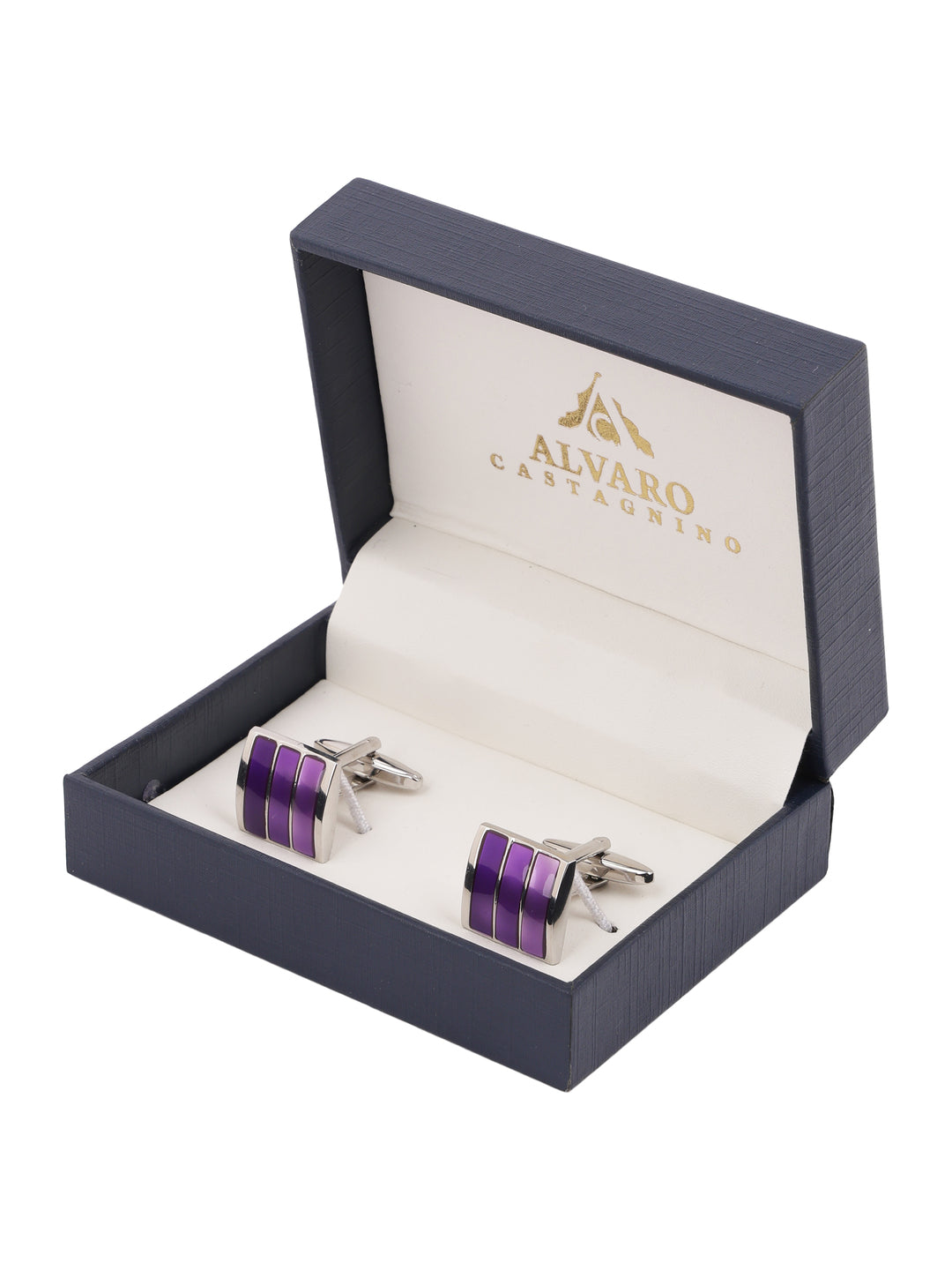 Alvaro Castagnino Purple Coloured Cufflink for Men