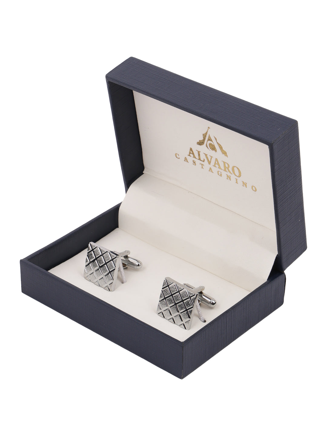 Alvaro Castagnino Silver Coloured Cufflink for Men