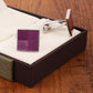 Alvaro Castagnino Purple Coloured Cufflink for Men