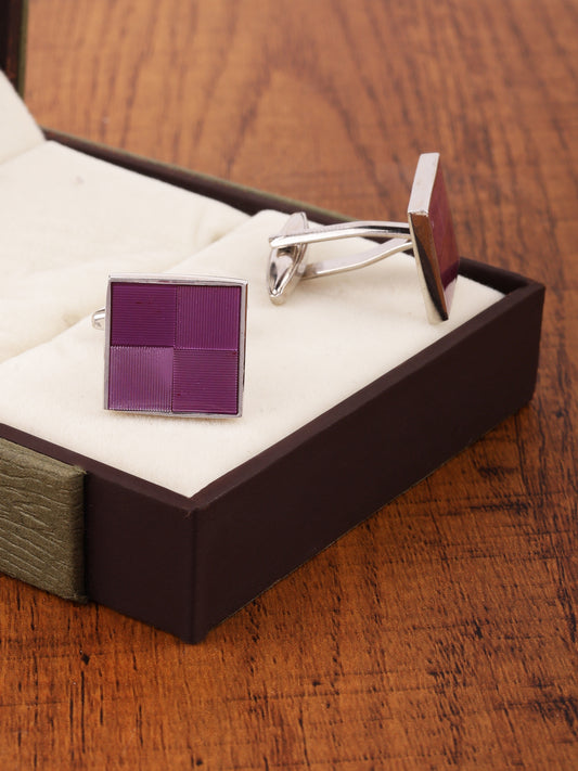 Alvaro Castagnino Purple Coloured Cufflink for Men