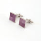 Alvaro Castagnino Purple Coloured Cufflink for Men