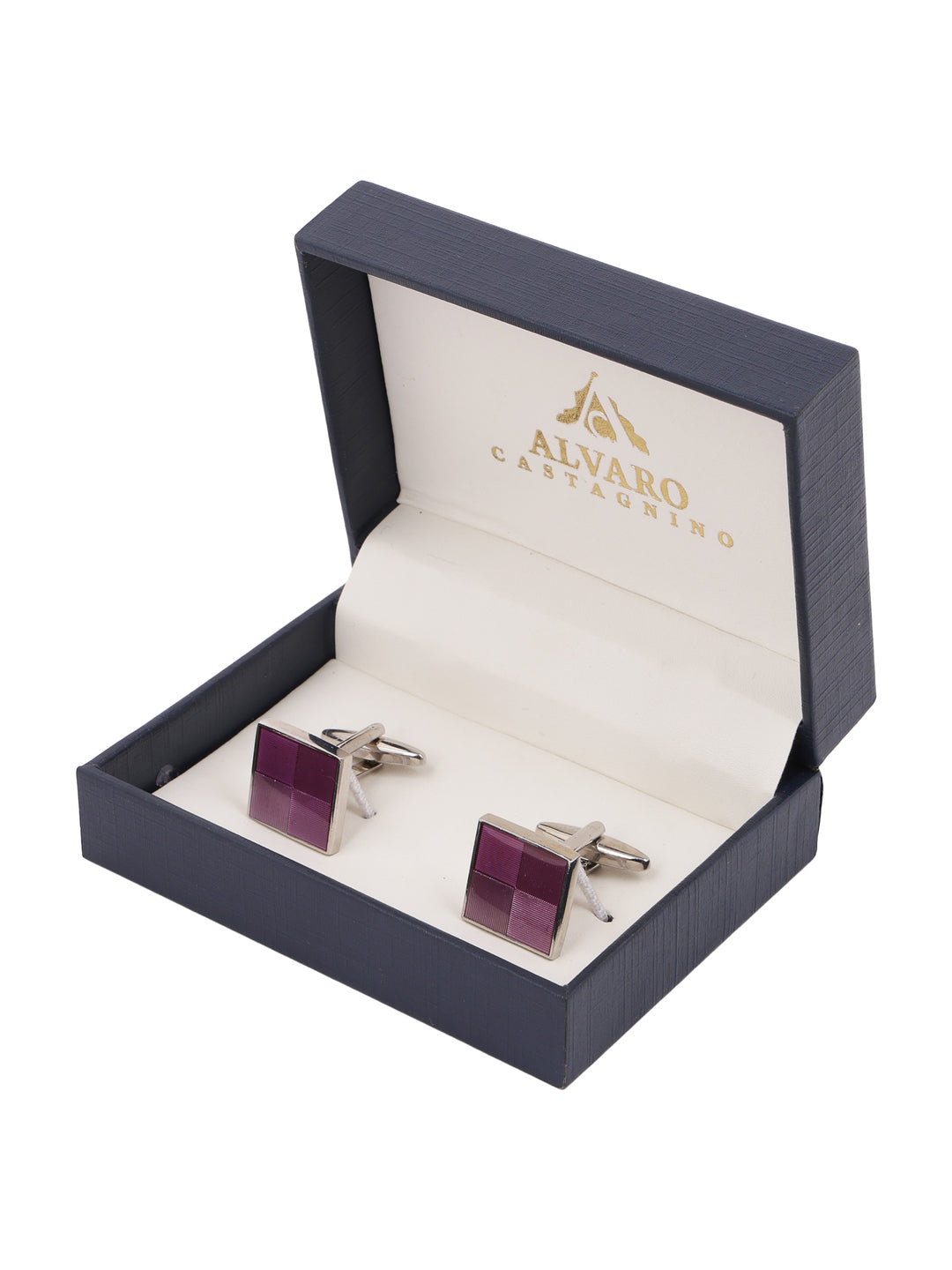 Alvaro Castagnino Purple Coloured Cufflink for Men