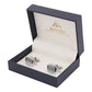 Alvaro Castagnino Silver Coloured Cufflink for Men