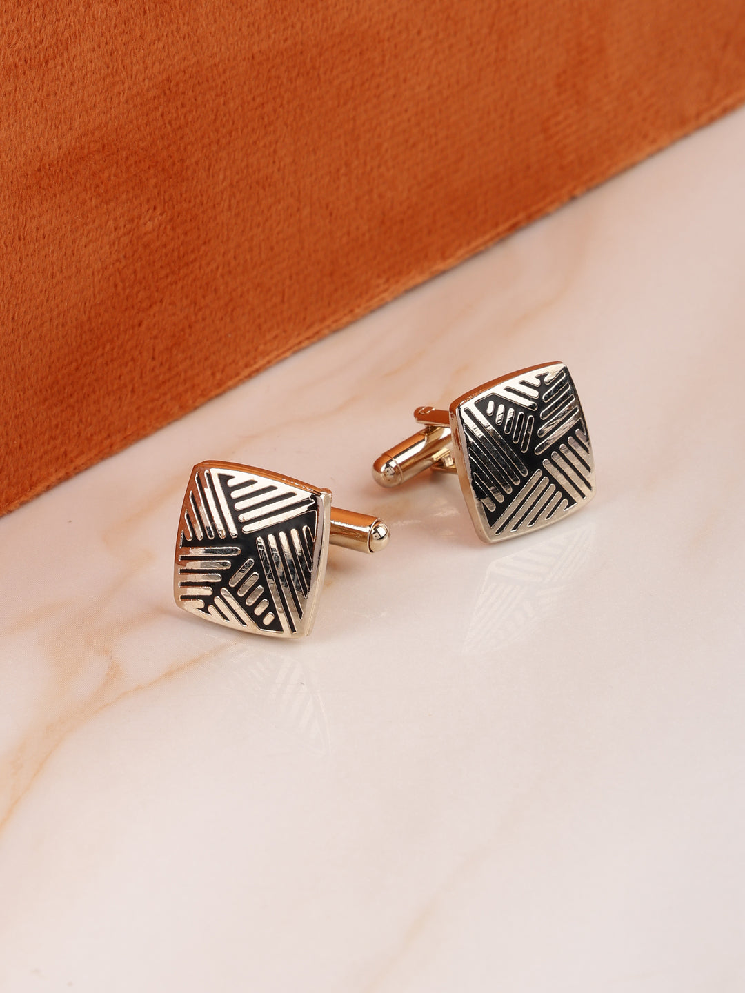 Alvaro Castagnino Golden Coloured Cufflink for Men