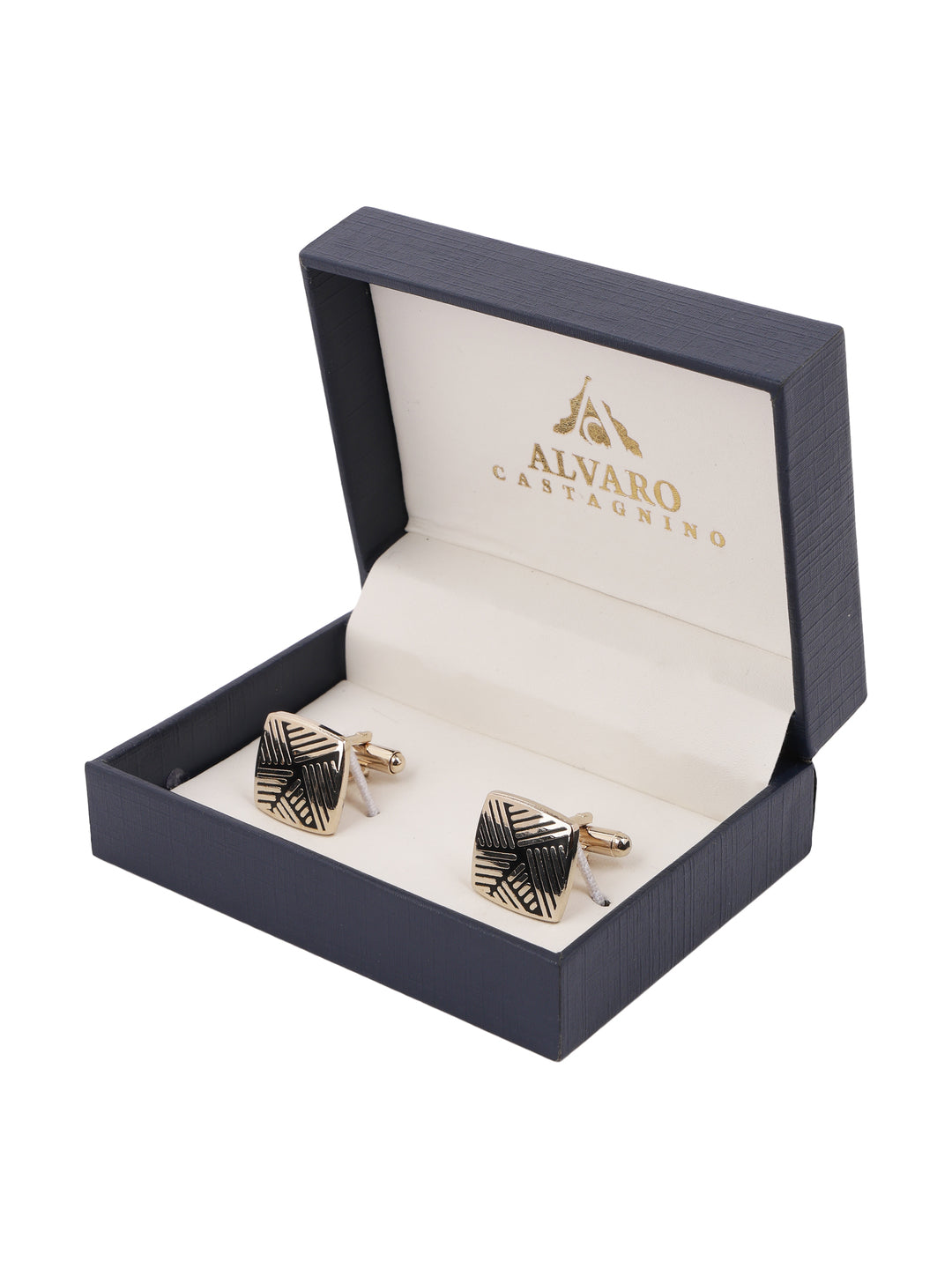Alvaro Castagnino Golden Coloured Cufflink for Men