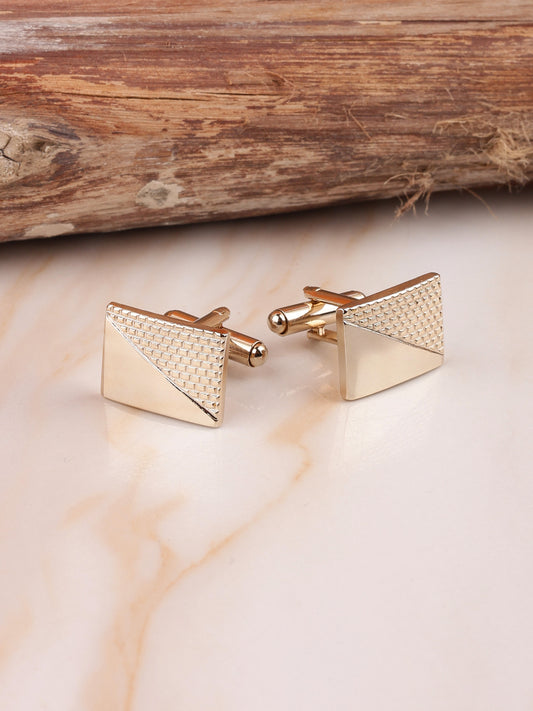 Alvaro Castagnino Golden Coloured Cufflink for Men