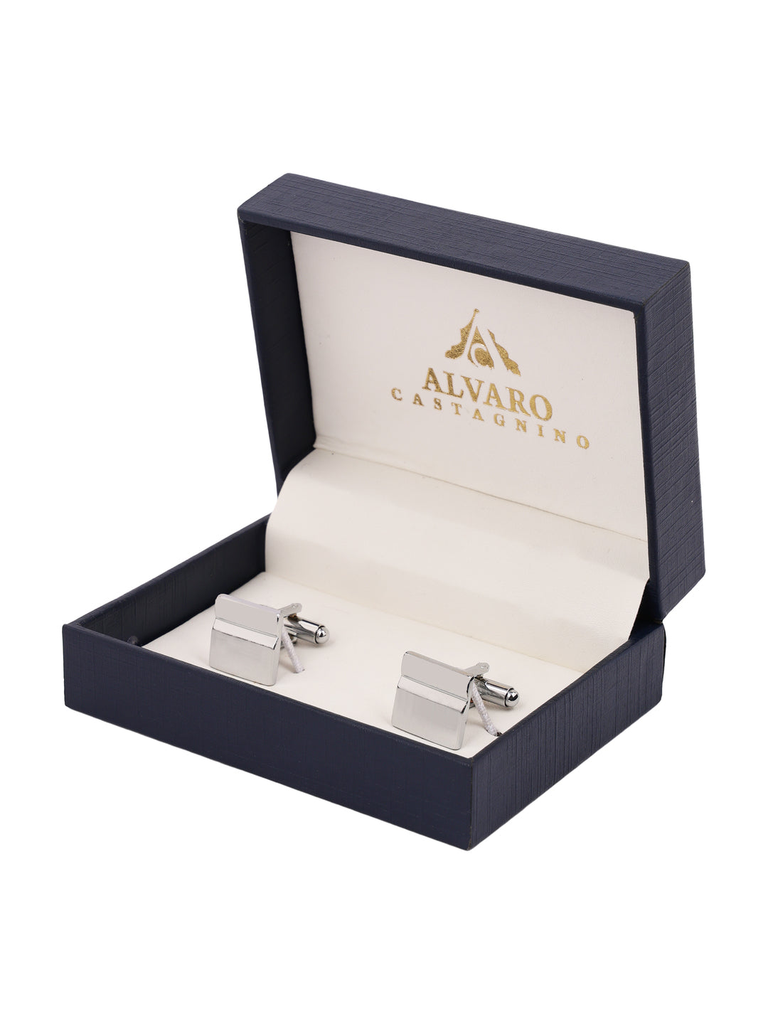 Alvaro Castagnino Silver Coloured Cufflink for Men