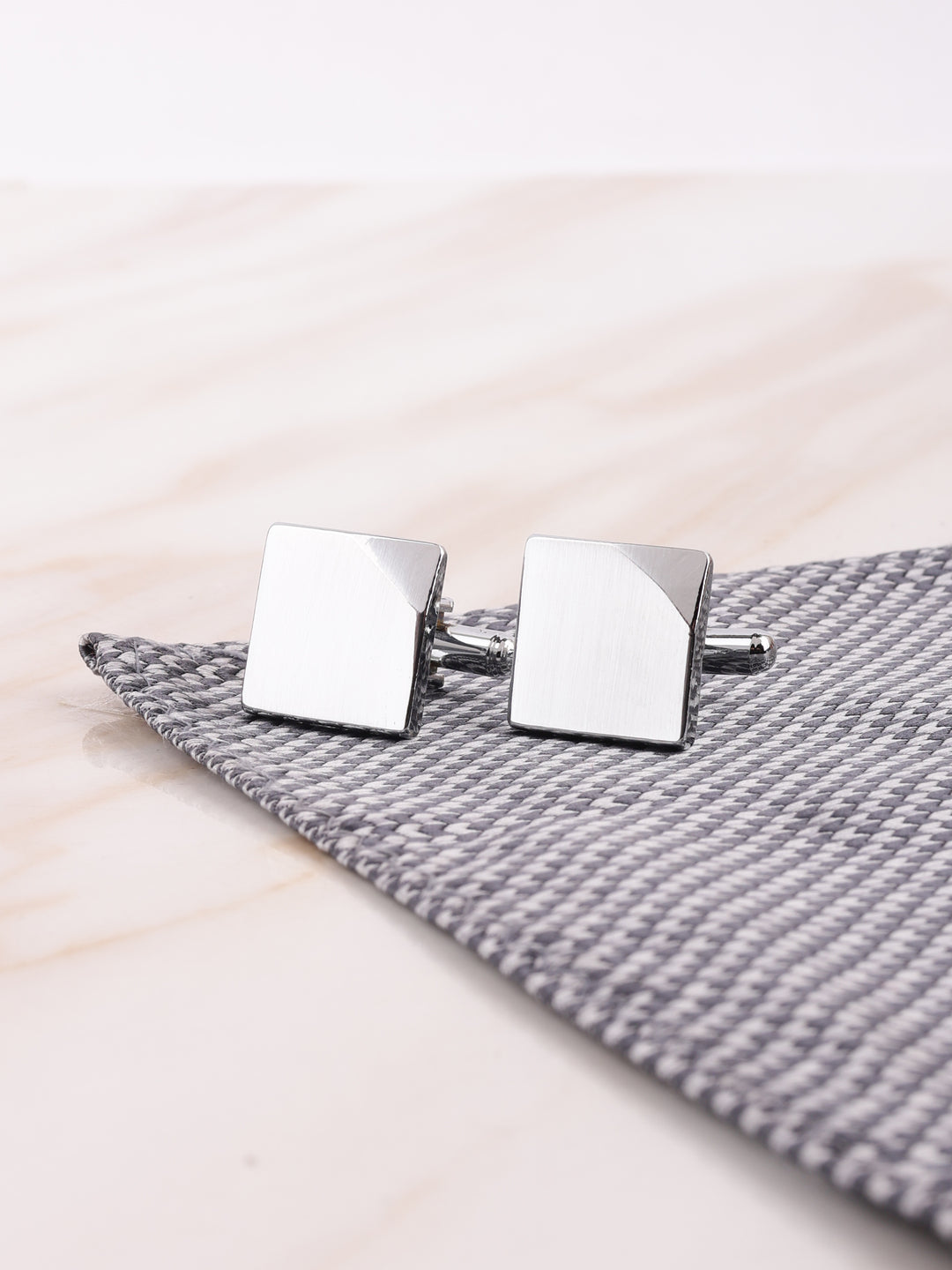 Angled Edge Designer Cufflink