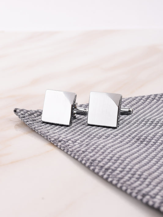 Alvaro Castagnino Silver Coloured Cufflink for Men