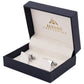 Alvaro Castagnino Silver Coloured Cufflink for Men