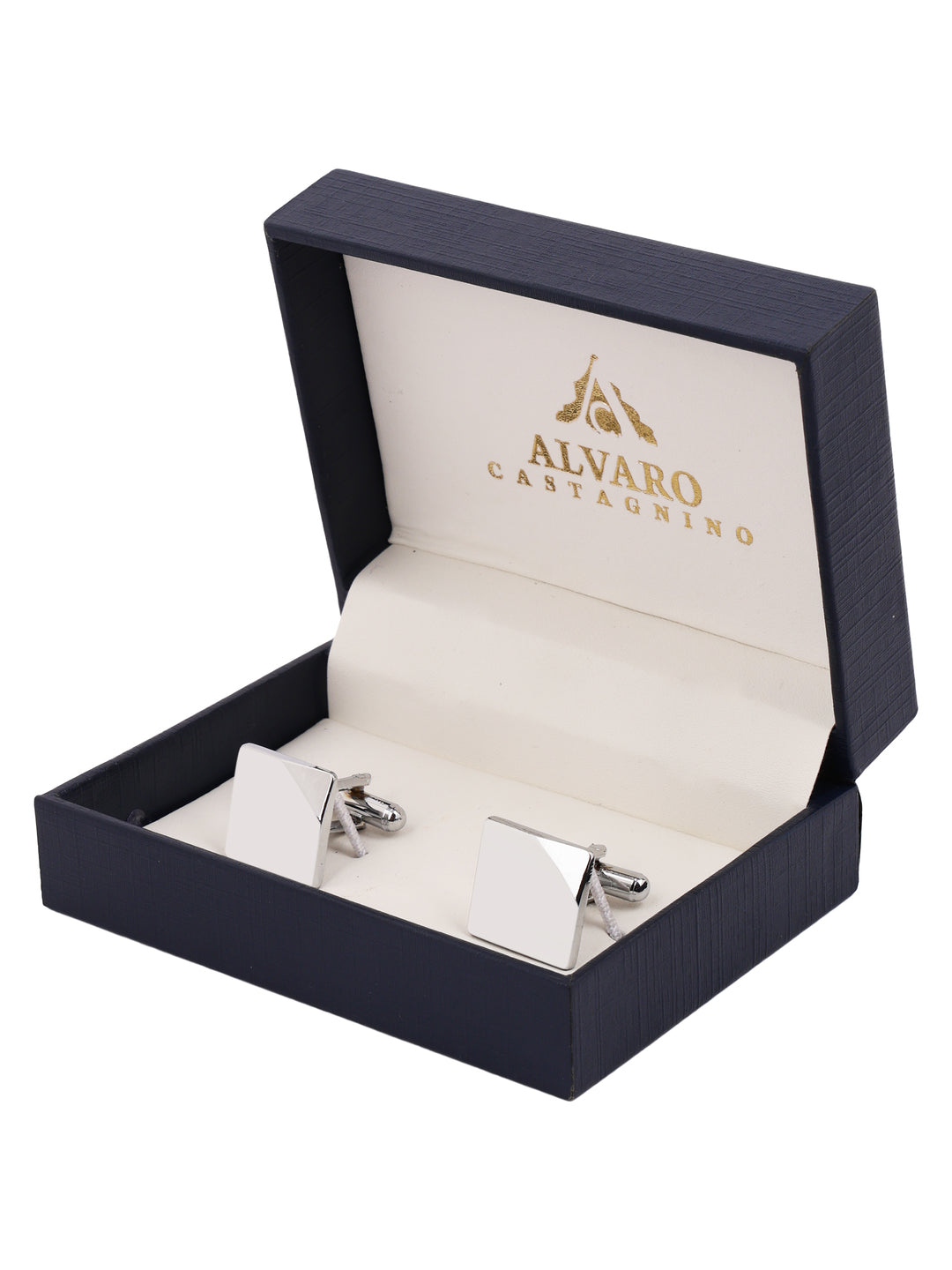 Alvaro Castagnino Silver Coloured Cufflink for Men