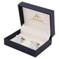 Alvaro Castagnino Silver Coloured Cufflink for Men