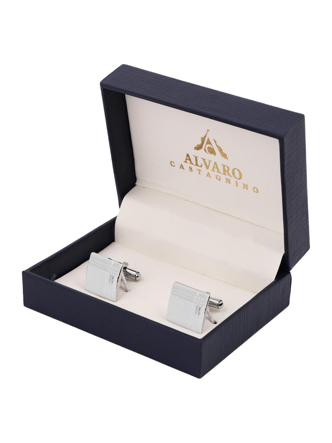Alvaro Castagnino Silver Coloured Cufflink for Men