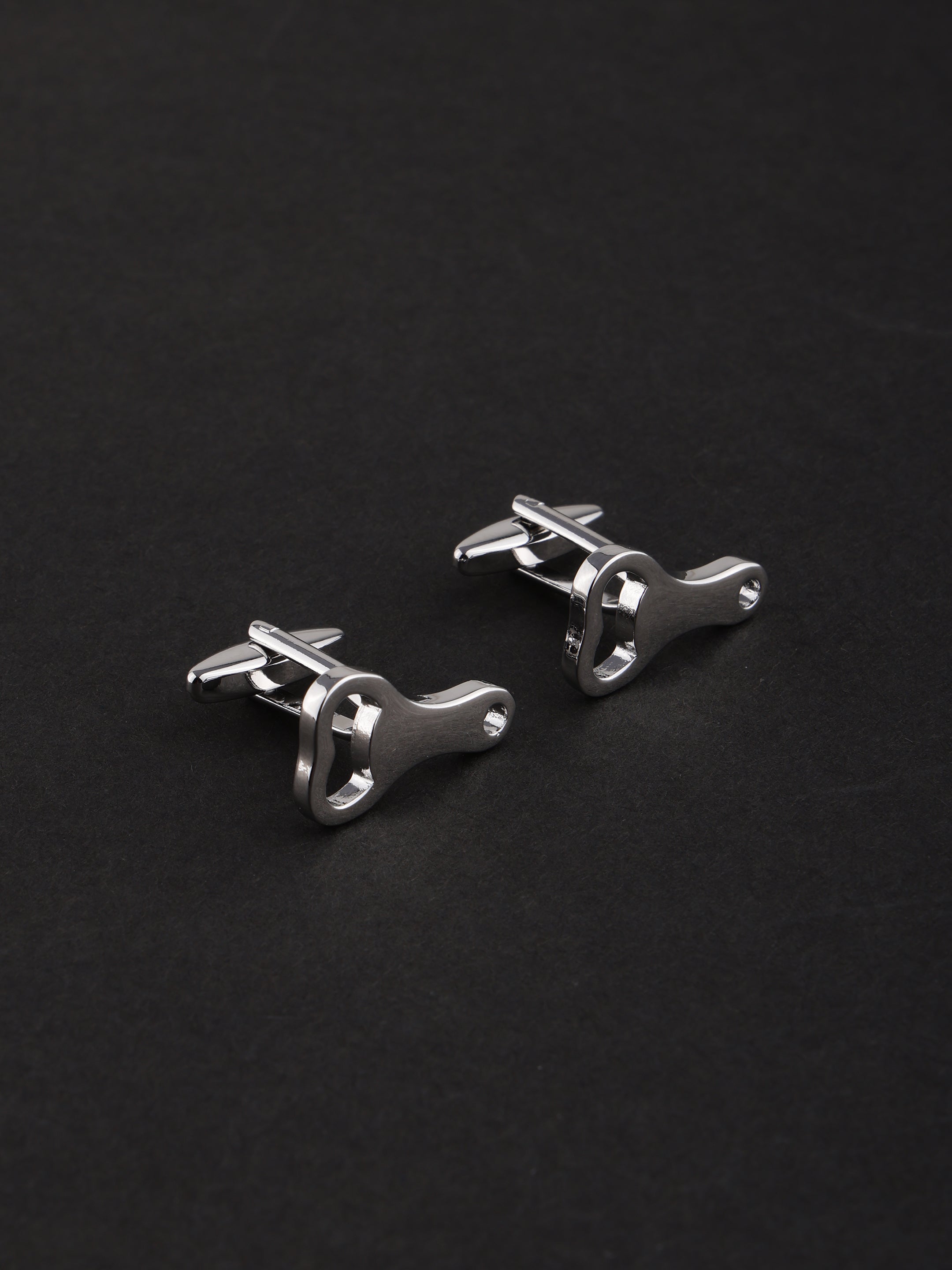 Bottle Opener Silver Cufflinks