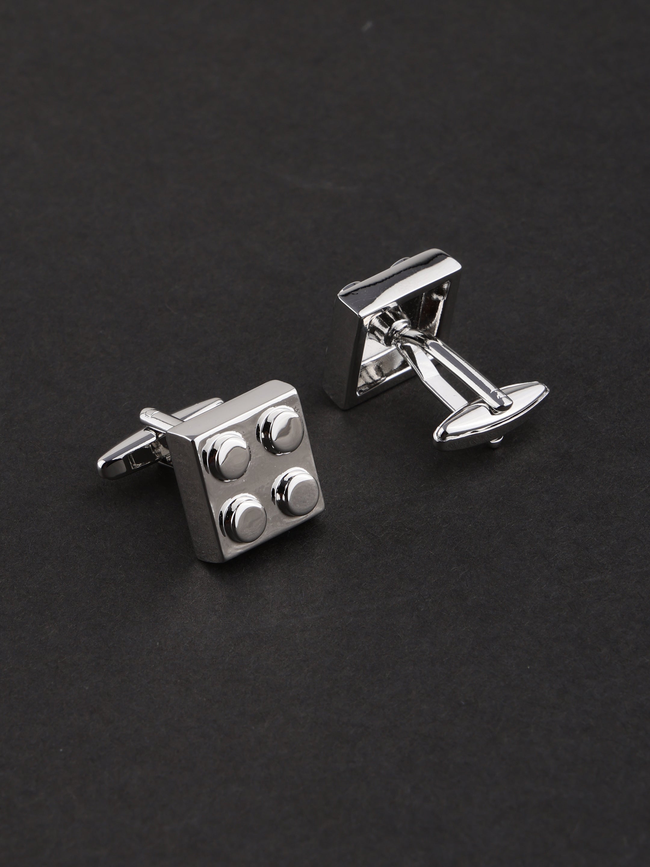 Building Block Silver Cufflinks