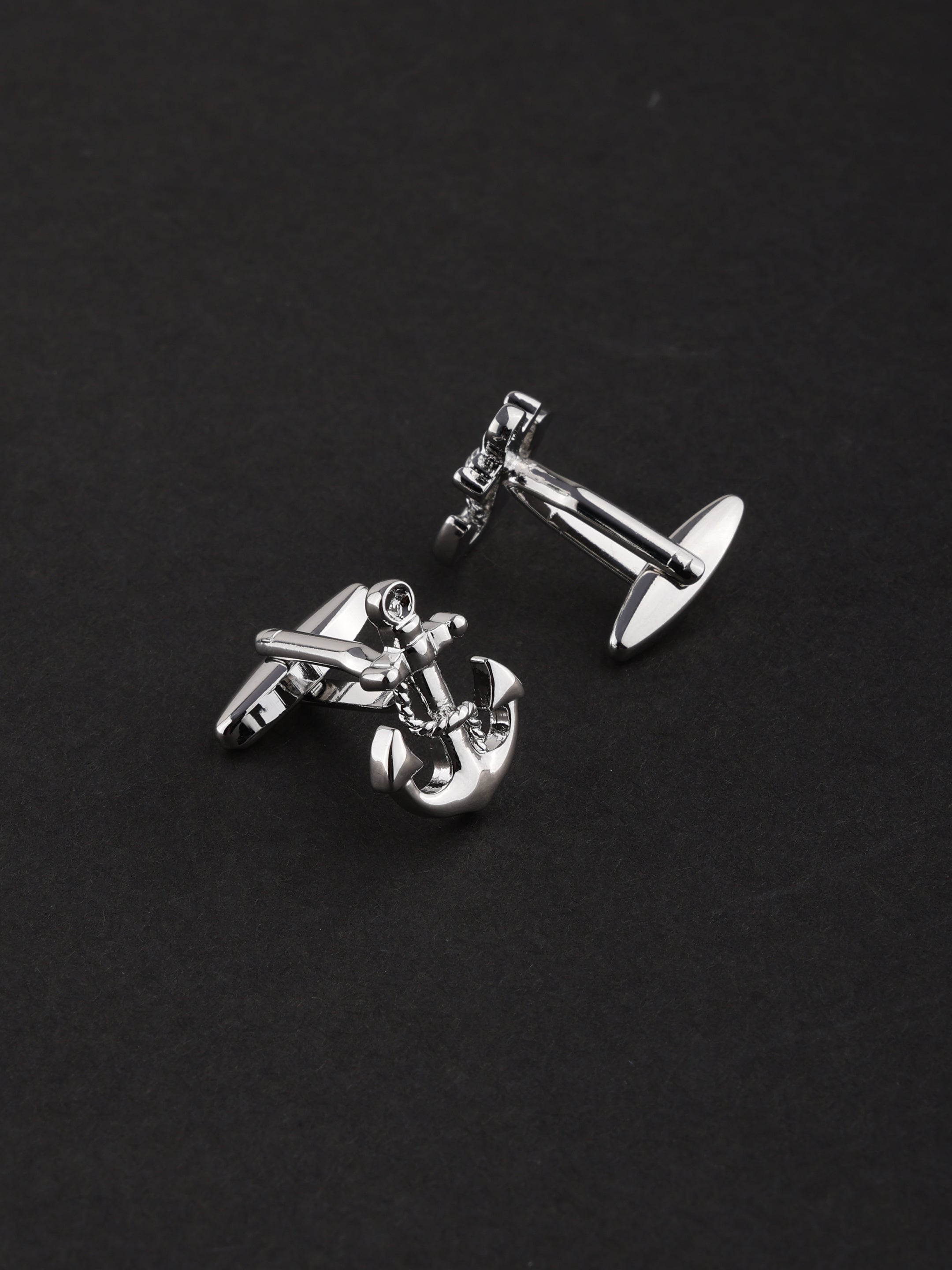 Anchor Silver Cufflinks