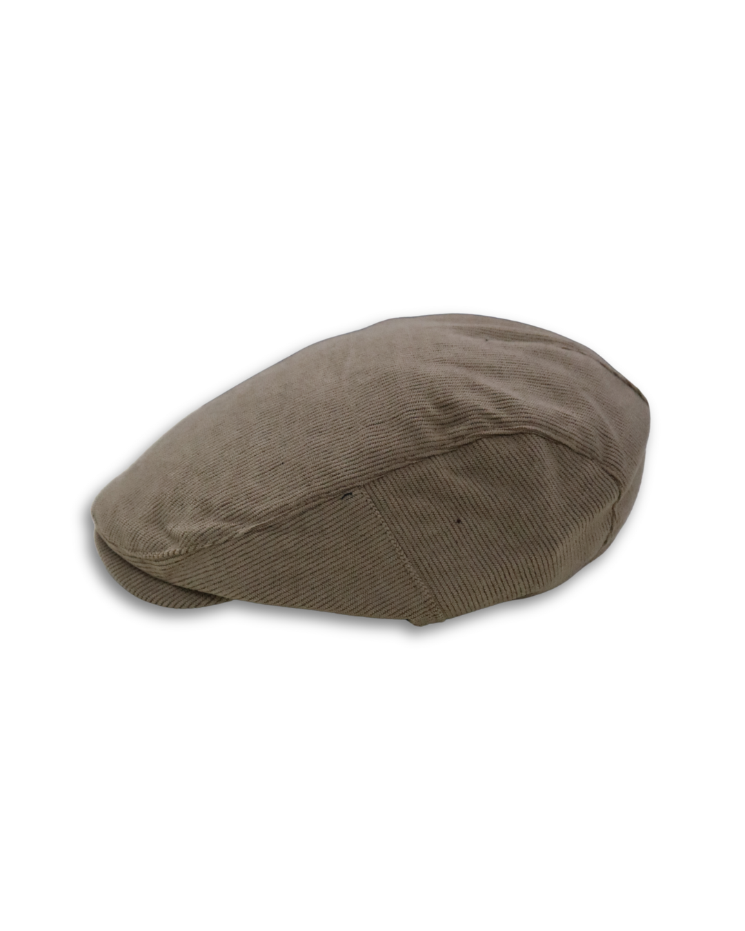 Solid Beige Corduroy Golf Cap