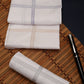 Alvaro Castagnino Men Pack Of 3 Striped Pure Cotton Handkerchief
