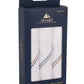 Alvaro Castagnino Men Pack Of 3 Striped Pure Cotton Handkerchief