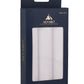 Alvaro Castagnino Men Pack Of 3 White Pure Cotton Handkerchief